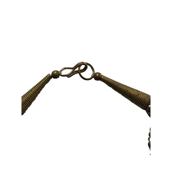 Vintage Torsade Necklace Blue Beaded 27 Inches - Picture 4 of 4